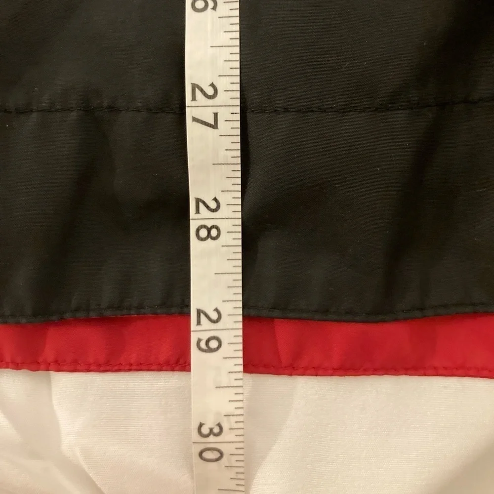 ESPN sports center 1/4 zip pullover windbreaker with side zips men’s size XXL